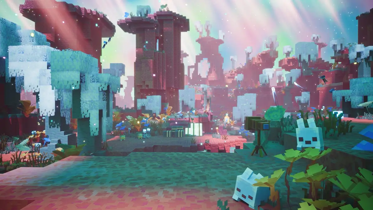 Minecraft The Sift Showing the new Minecraft dimension The Sift.