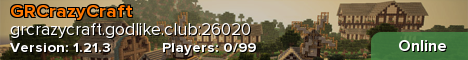 GRCrazyCraft - Minecraft Server