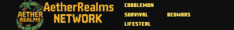 AetherRealms Network - Minecraft Server