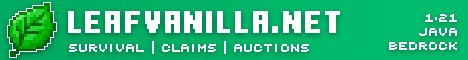 LeafVanilla - Minecraft Server