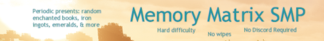 Memory Matrix SMP - Minecraft Server