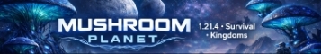 Mushroom Planet | Выживание • Прогрессия • Королев - Minecraft Server