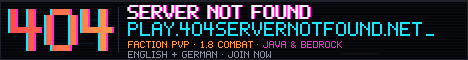 404: Server Not Found - Minecraft Server