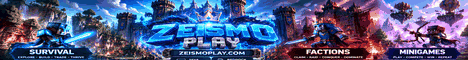 ZEISMO Play | Survival • Factions • Minigames - Minecraft Server