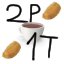 2panes1te Logo
