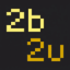 2b2u | Anarchy Minecraft Logo